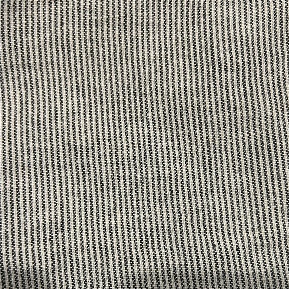 Women’s  Gray Striped linen Pants - Picture 4 of 6